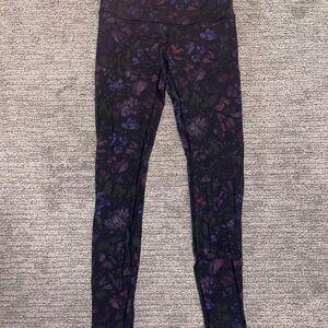 Lululemon Wunder Under Frozen Flourish Multi